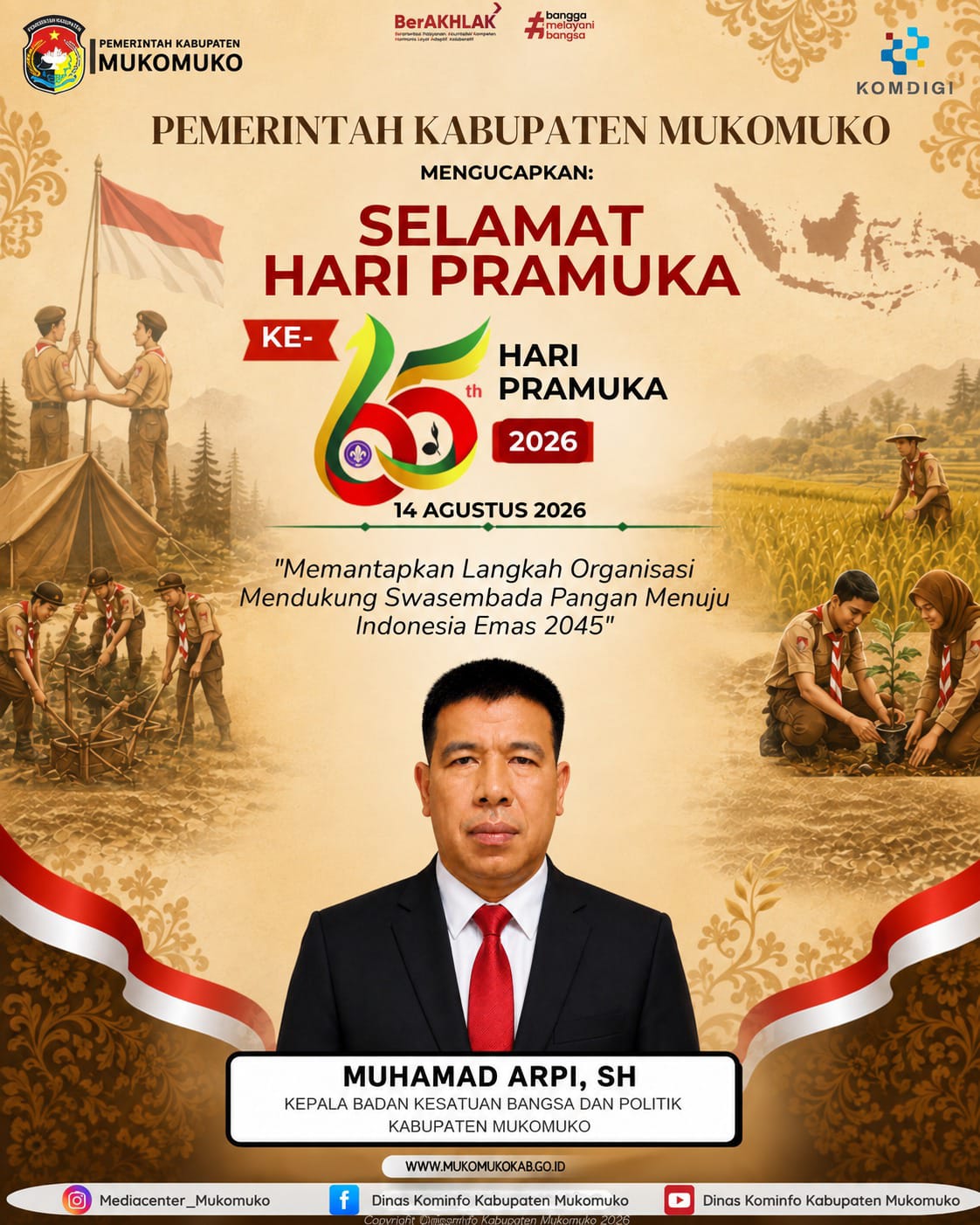selamat hari pramuka ke-65